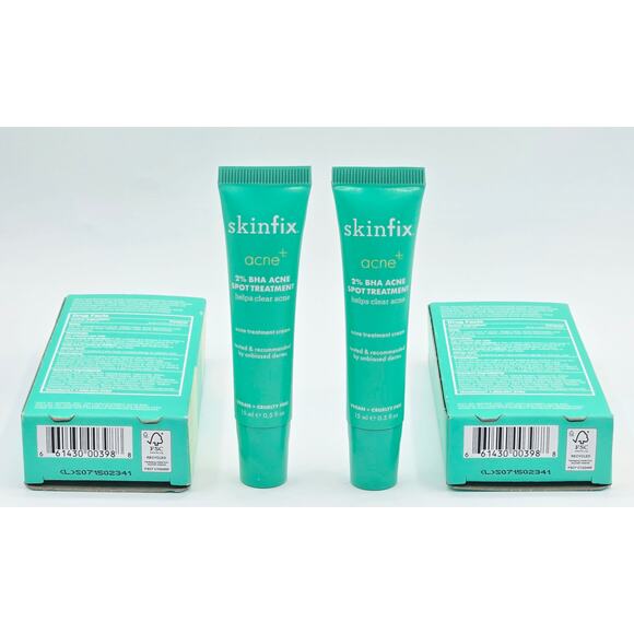 Skinfix Acne+ 2% BHA and Azelaic Acid Acne Spot Treatment 0.5 fl. oz,- x2 NIB - Picture 5 of 5